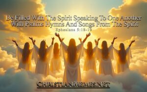Be Filled Ephesians 5 Verses 18-19