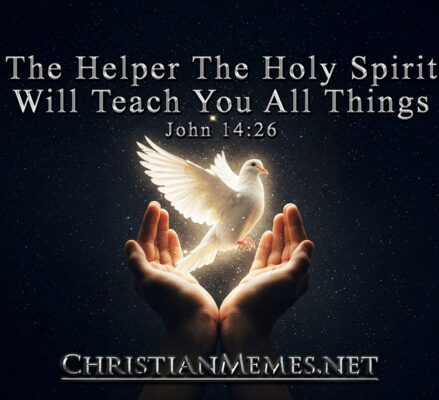 The Helper John 14 Verse 26