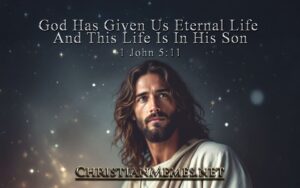 In His Son 1 John 5 Verse 11